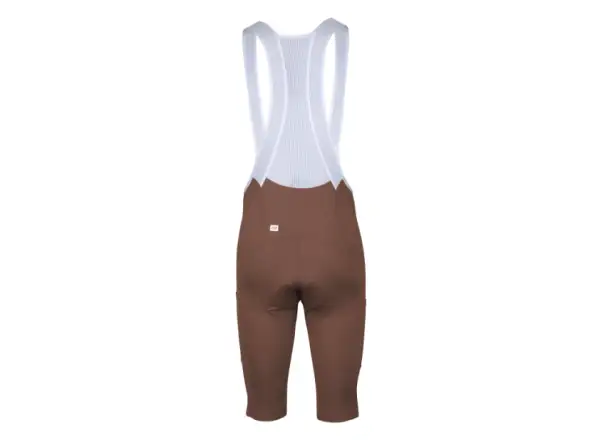 Force Mono men's cycling shorts with pad and bib brown