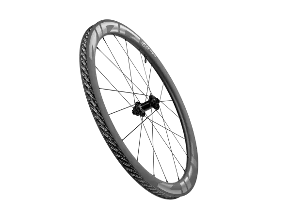 Zipp 404 S Carbon Tubeless CenterLock A1 front wheelset dark grey
