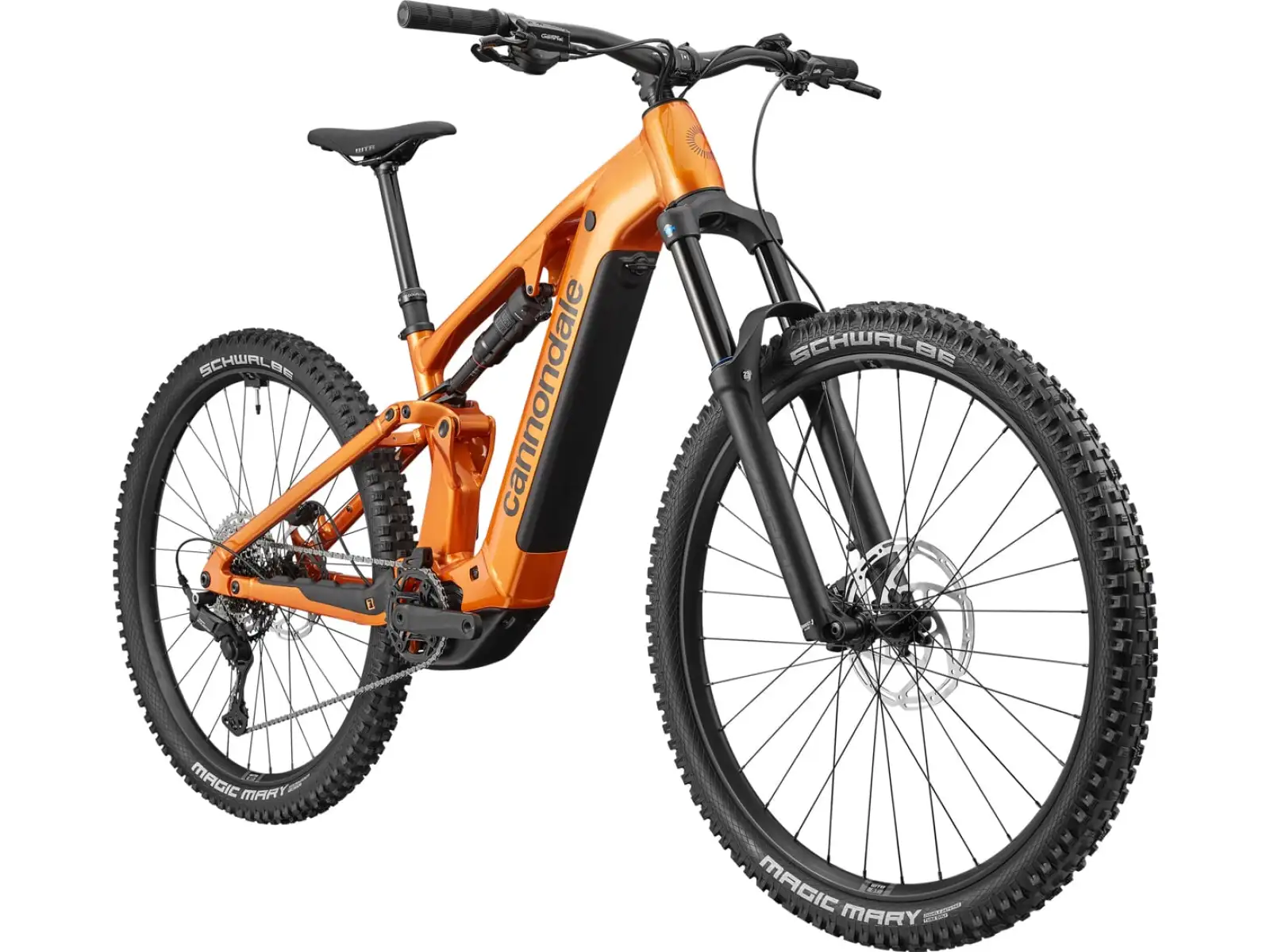 Cannondale Moterra 4+ full-suspension e-bike Tiger Eye