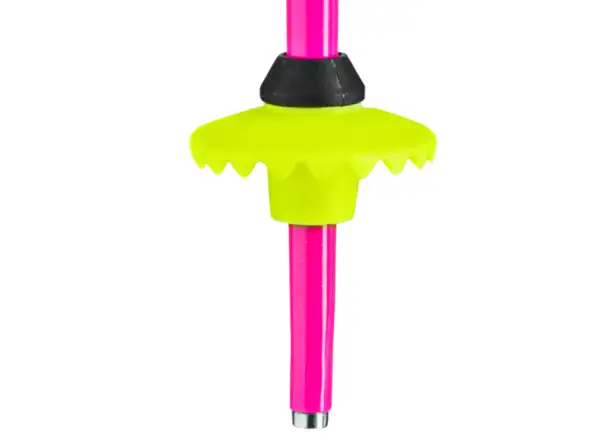 Leki Racing Kids children's alpine poles Neon Pink/Black/Neon Yellow