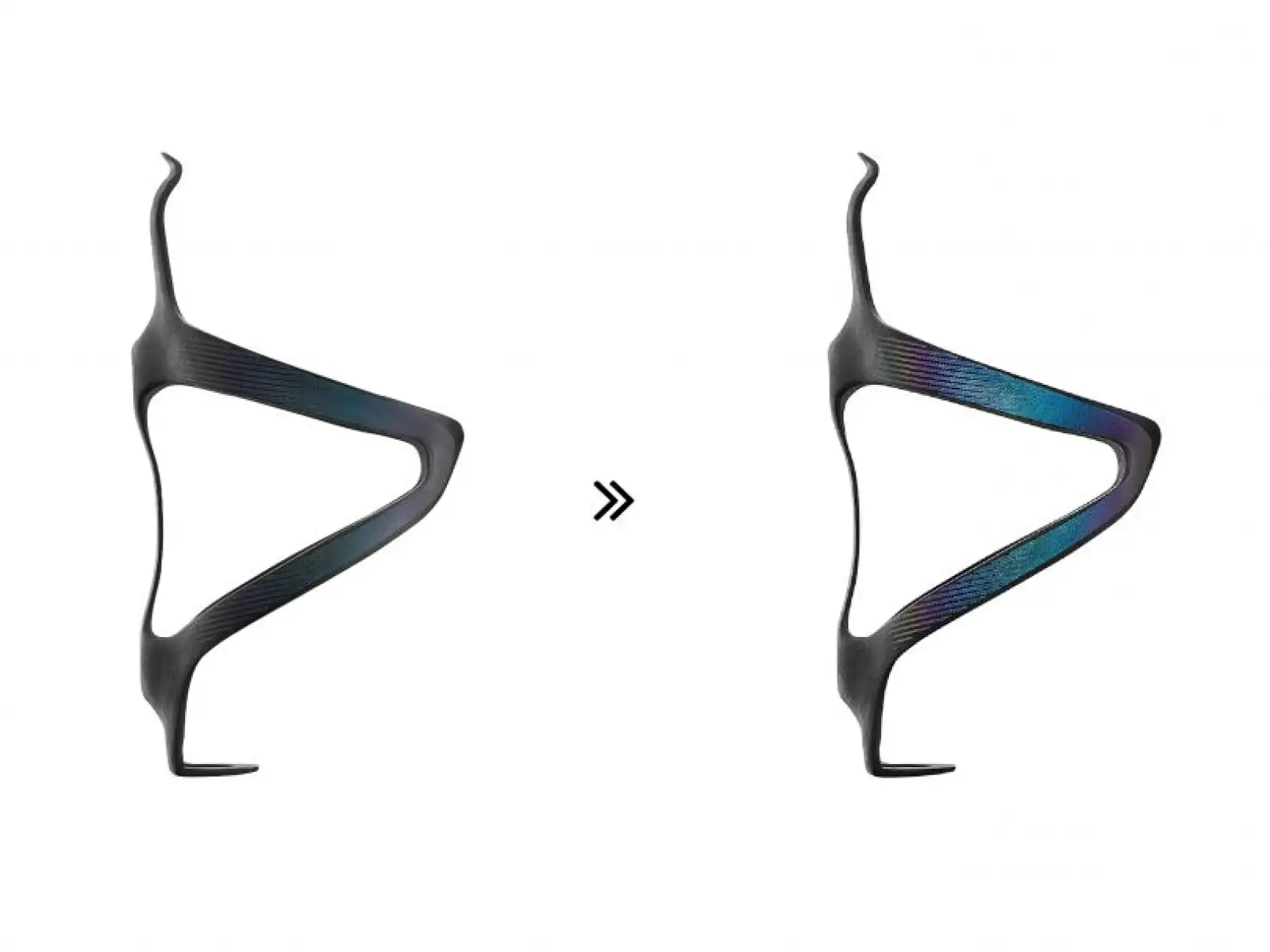 Ciclovation Carbon Spectrum Reflective bottle cage