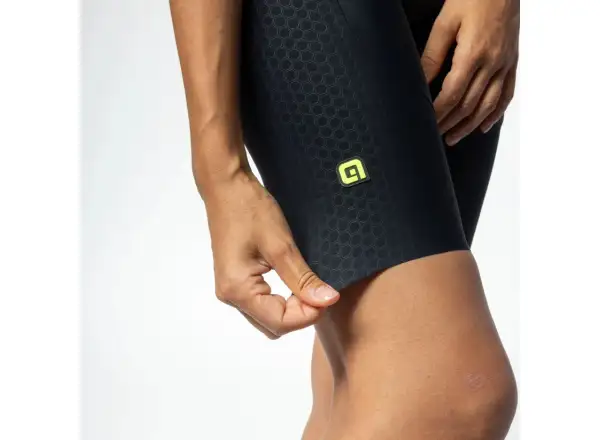Alé R-EV1 Hammer 2.0 women's shorts with padding and bib Black
