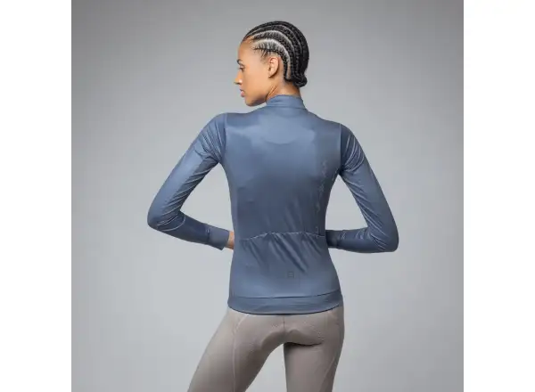 Alé PR-E Follow Me 2.0 women's insulated jersey long sleeve Powder Blue