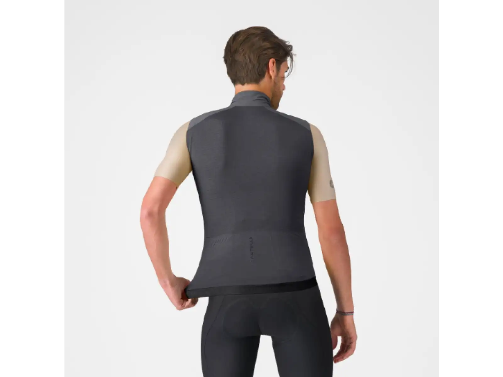 Castelli Espresso 2 men's vest Smoky Gray