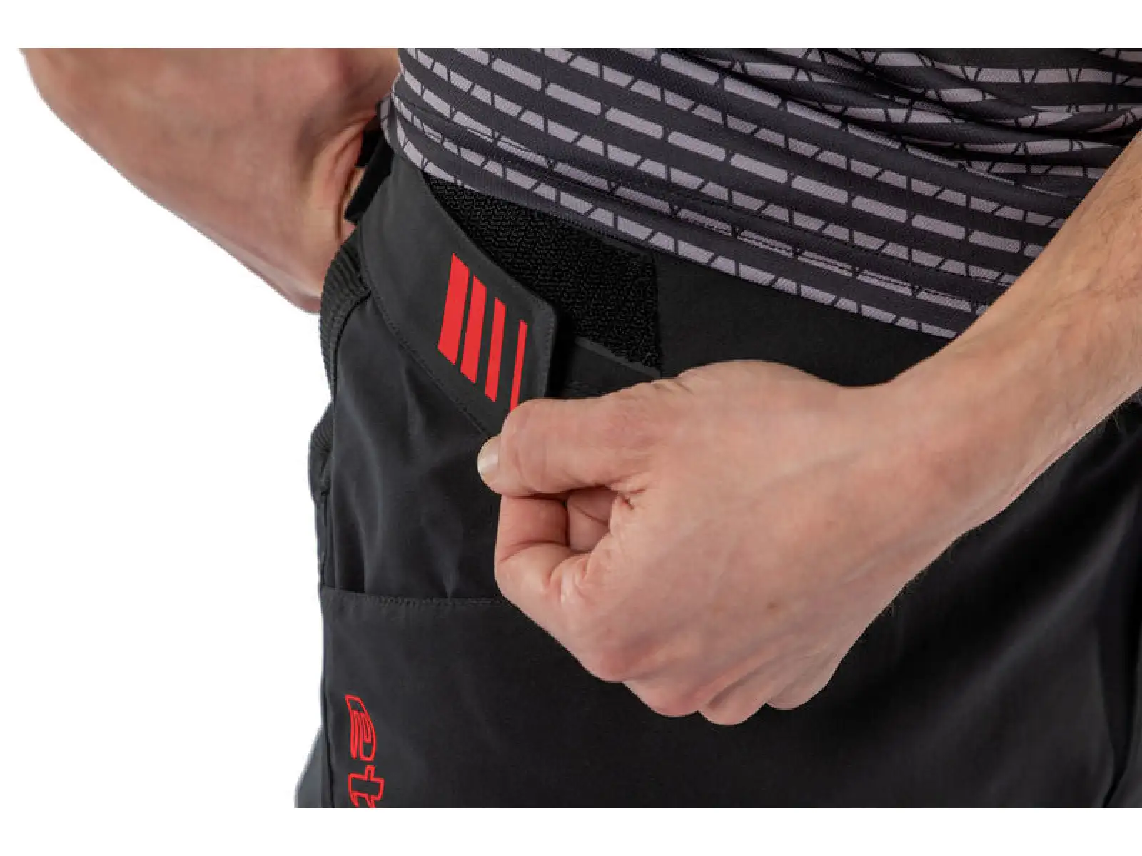 Etape Freedom 3.0 men's loose shorts black/red