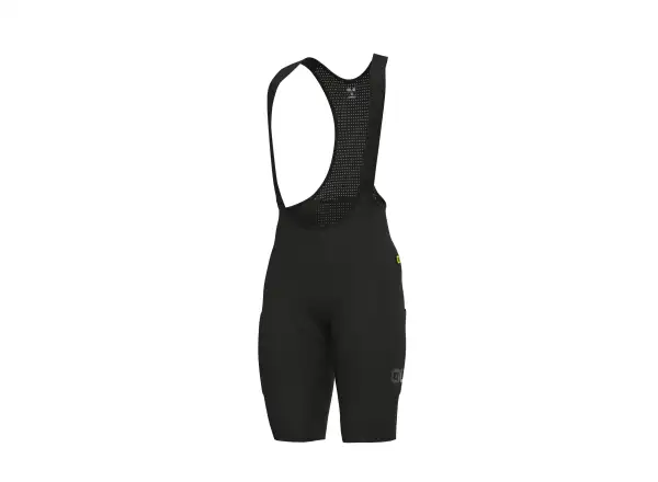 Alé Off Road Gravel-Pro men's shorts with padding and bib Black