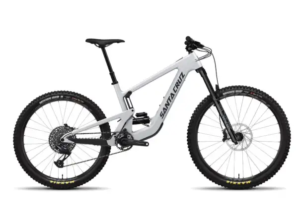 Santa Cruz Heckler SL 1 C full-suspension mountain e-bike Matte Silver