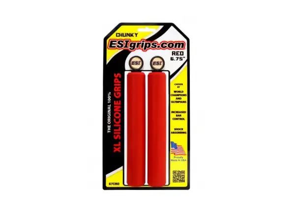 ESI Chunky XL grips Red