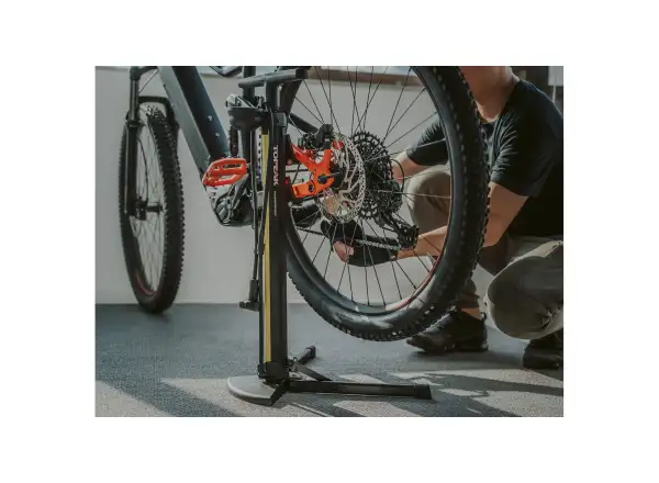 Topeak Transformer eUP workshop pump black/yellow