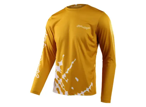 Troy Lee Designs Flowline Men's Long Sleeve Big Spin Gold Flake Jersey