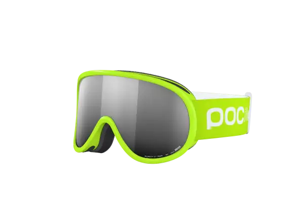 POC POCito Retina kids ski goggles Fluorescent Yellow/Green/Partly Sunny Silver