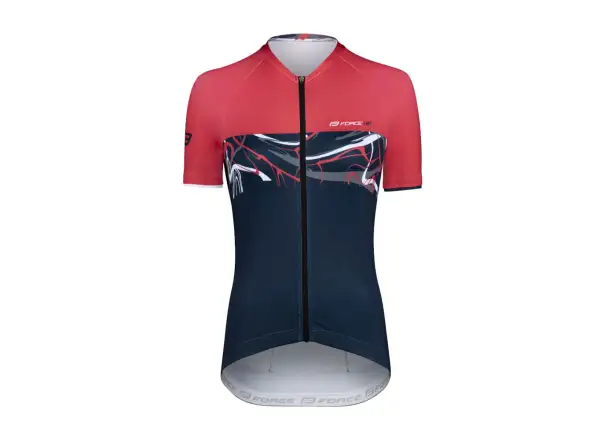 Force Art Lady women's jersey short sleeve dark blue/red