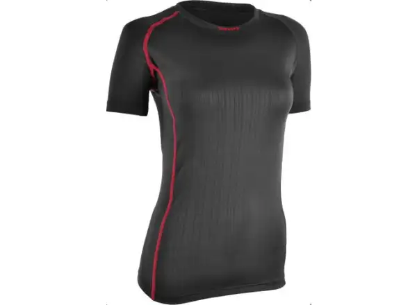 Silvini Basale women's functional shirt short sleeve Charcoal