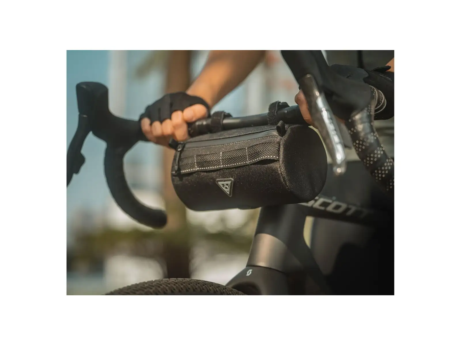 Topeak Tubular BarBag Slim 1.5 L handlebar bag black