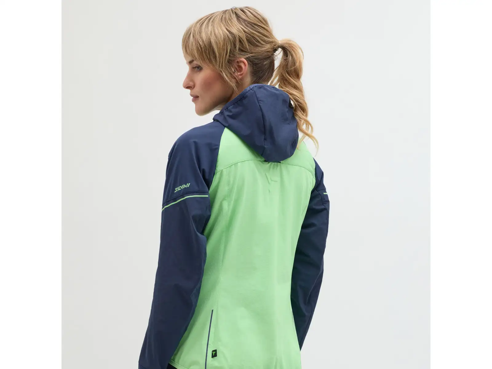 Silvini Asprino women's ski mountaineering jacket Green/Navy