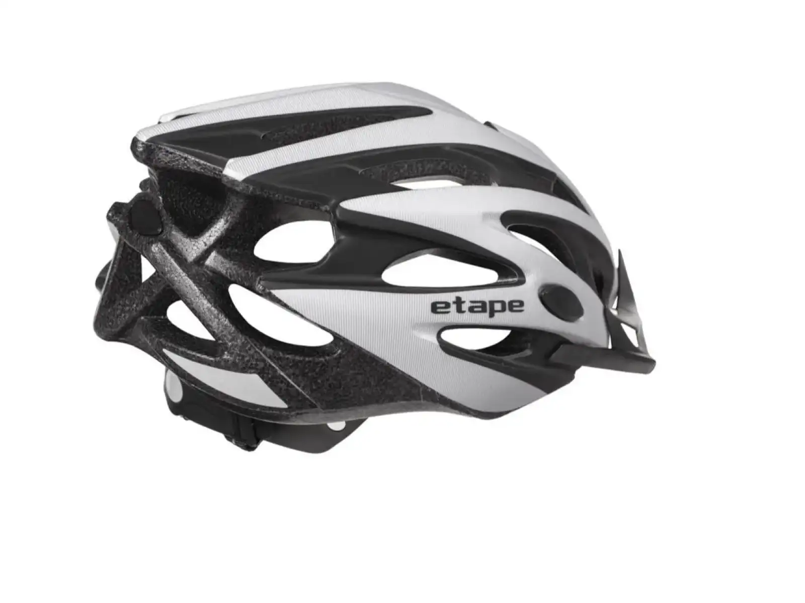 Etape Biker cycling helmet silver/black matte