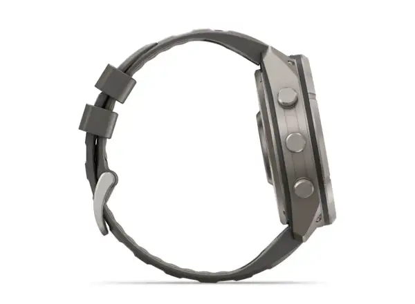 Garmin Fénix 9 Pro inReach Solar 51 mm smart watch Titanium Pebble Gray/Silver Gray