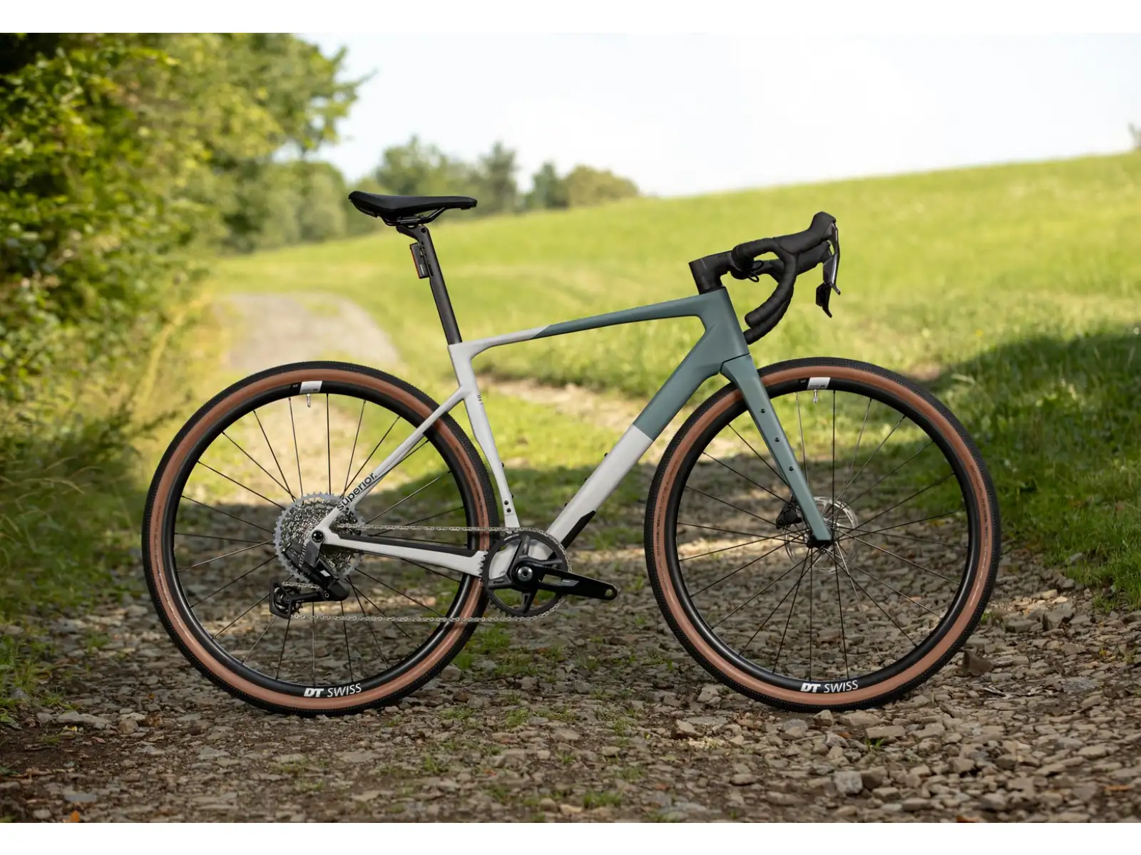 Superior XR 9.5 GRA gravel bike Matte Trooper Green/Grey