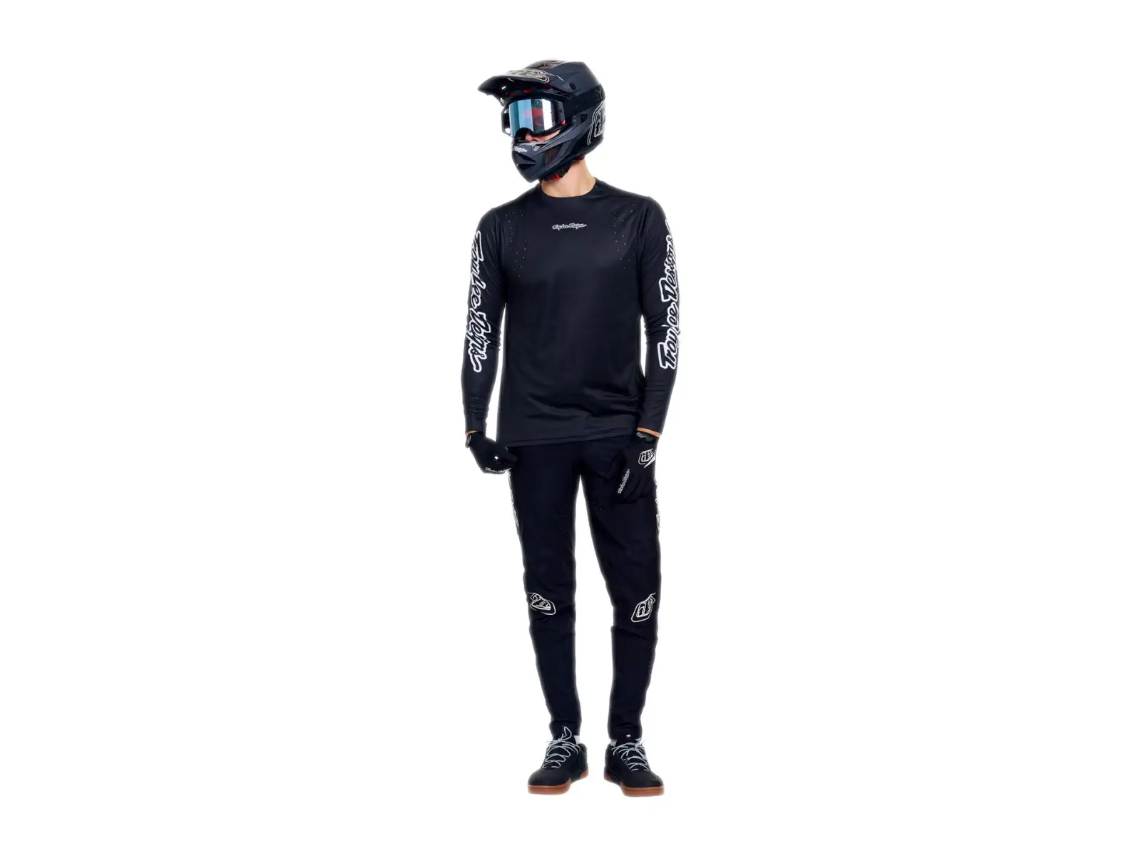 Troy Lee Designs Sprint Pro men's long sleeve jersey Mono Black