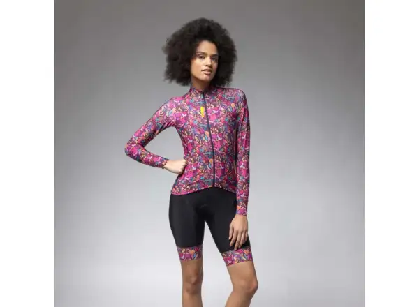 Alé Pragma Flowery women's insulated jersey long sleeve Pink