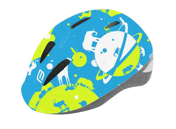 Force Fun Planets children's helmet fluo/blue