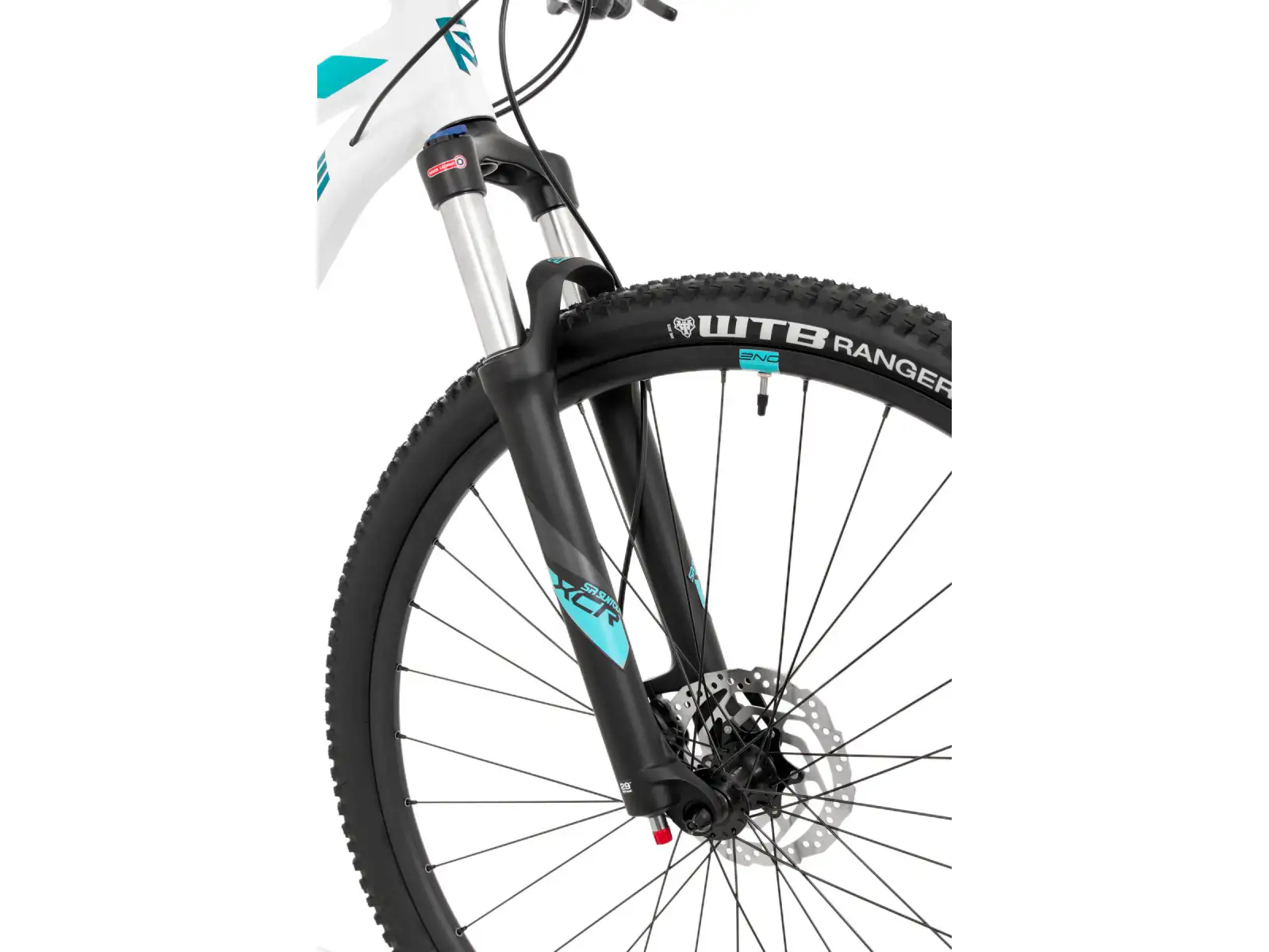 Rock Machine Catherine 20-29 mountain bike Pearl White/Neon Cyan/Petrol
