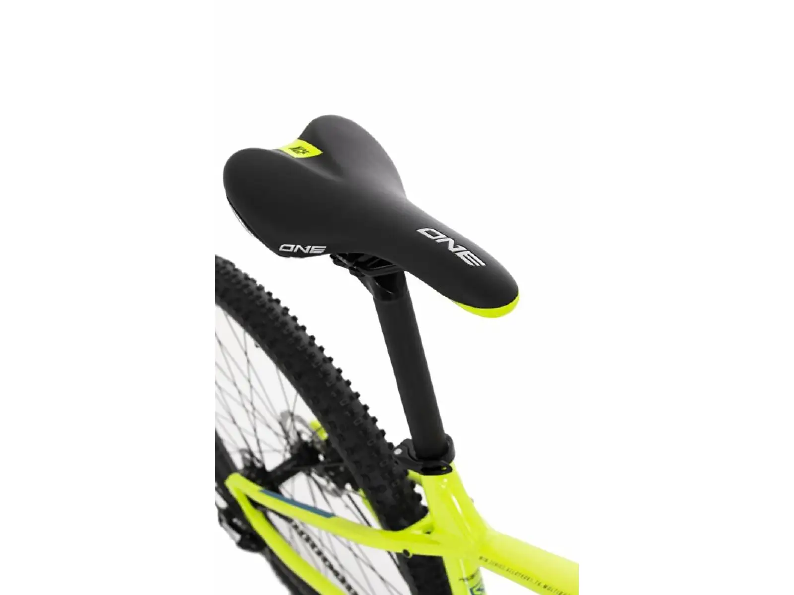 Rock Machine Manhattan 40-29 mountain bike gloss radioactvie yellow/black/petrol blue