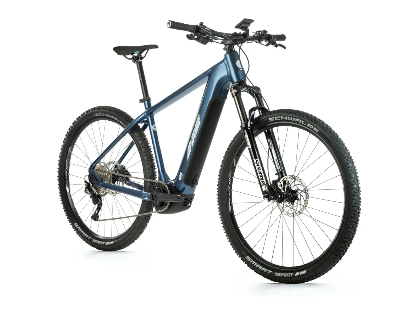 Apache Hupahu 5 Bosch 875 Wh mountain e-bike petrol