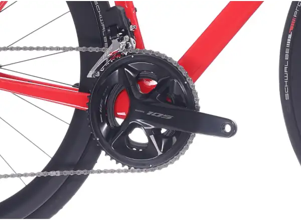Superior RR 9.6 road bike Gloss Red / White