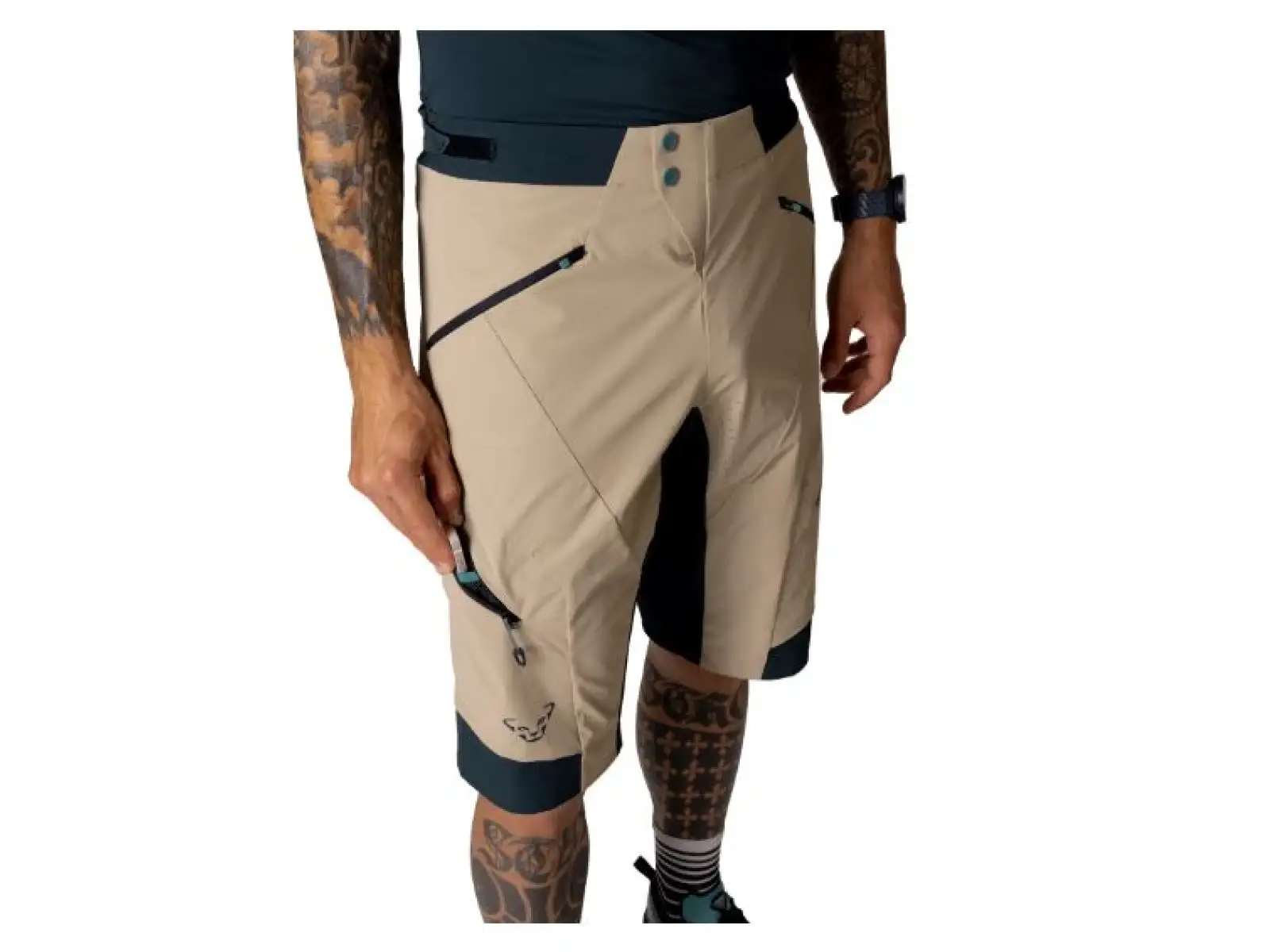 Dynafit Ride Dynastretch men's shorts Rock Khaki