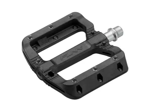 Funn Black Magic platform pedals black/black pins