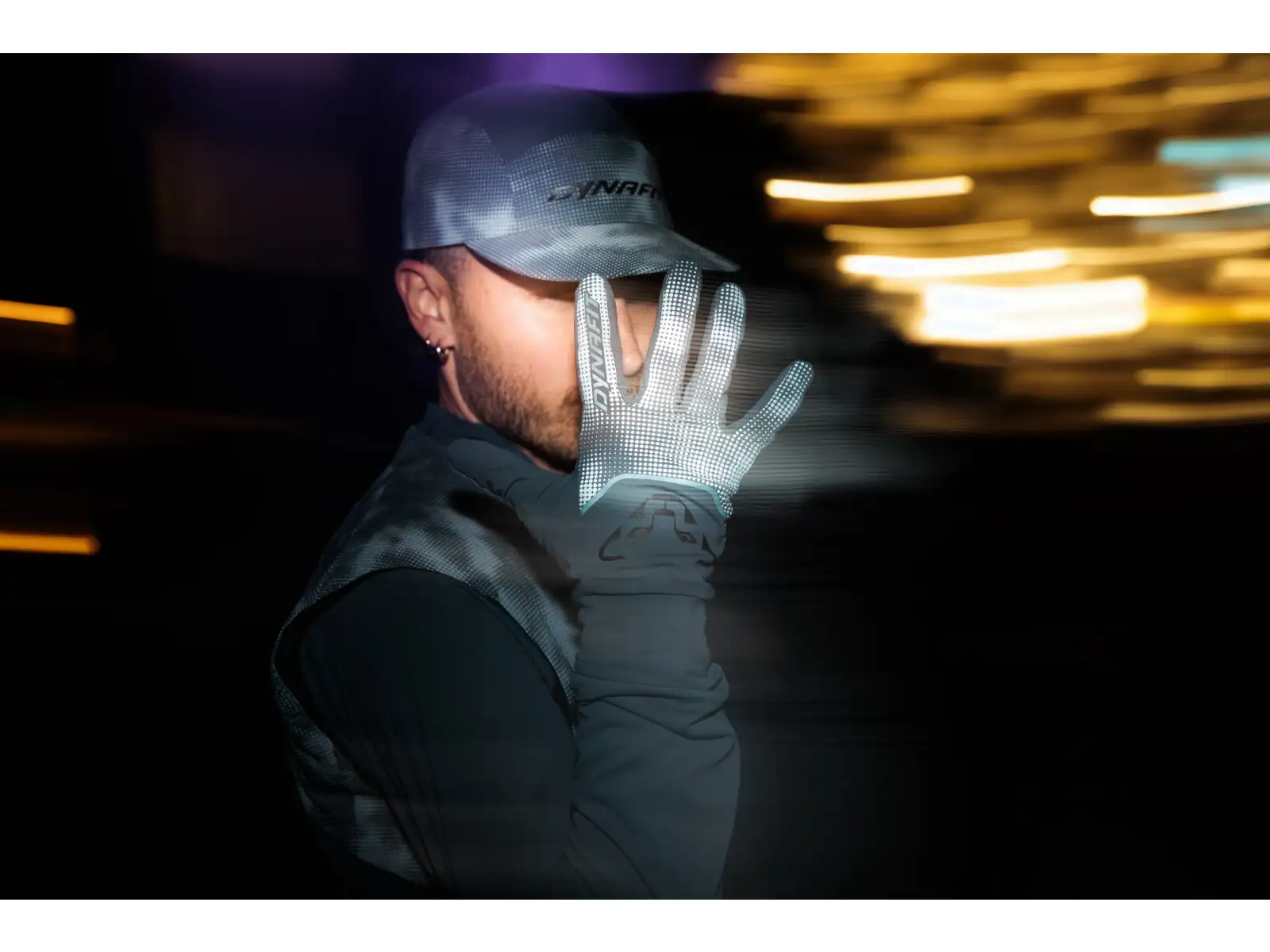 Dynafit Trail Reflective running gloves Cinder