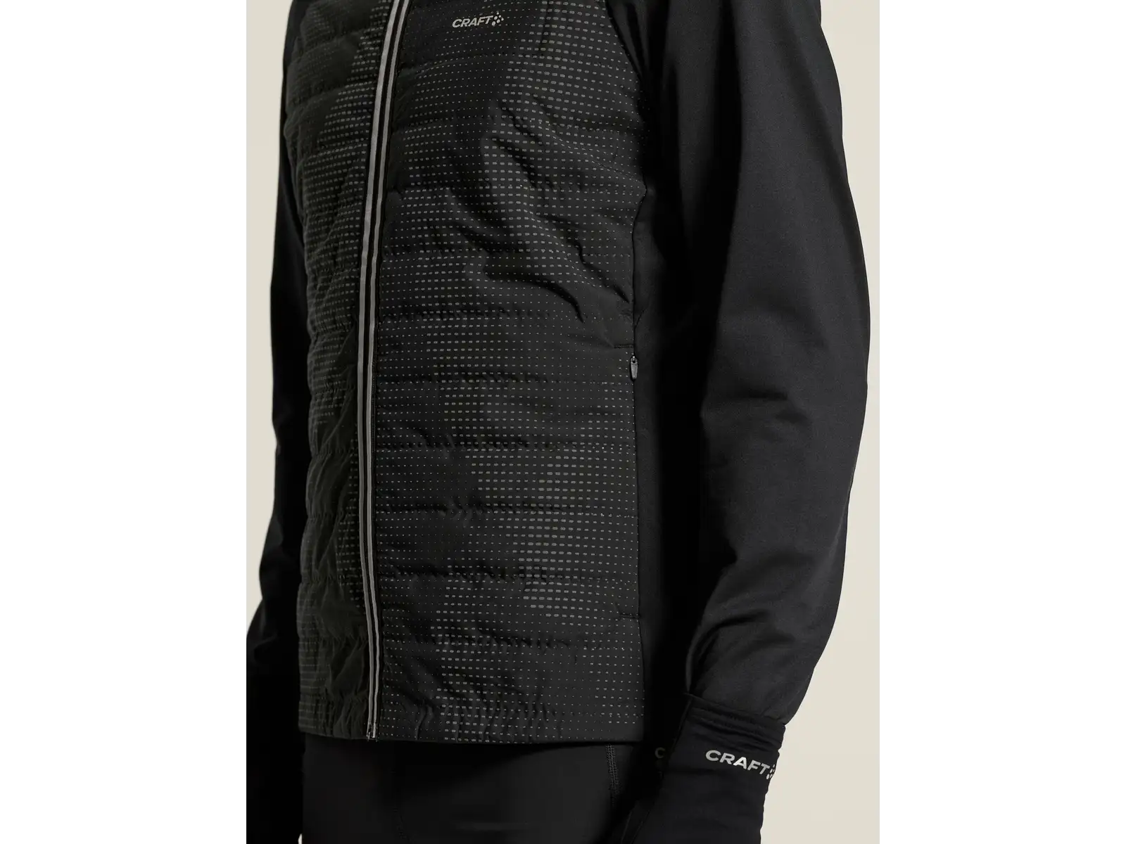 CRAFT SubZ Lumen men's running jacket black