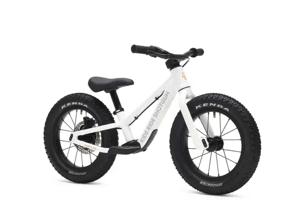 Kids Ride Shotgun kids balance bike Dirt Hero 14" with brake 2026 white