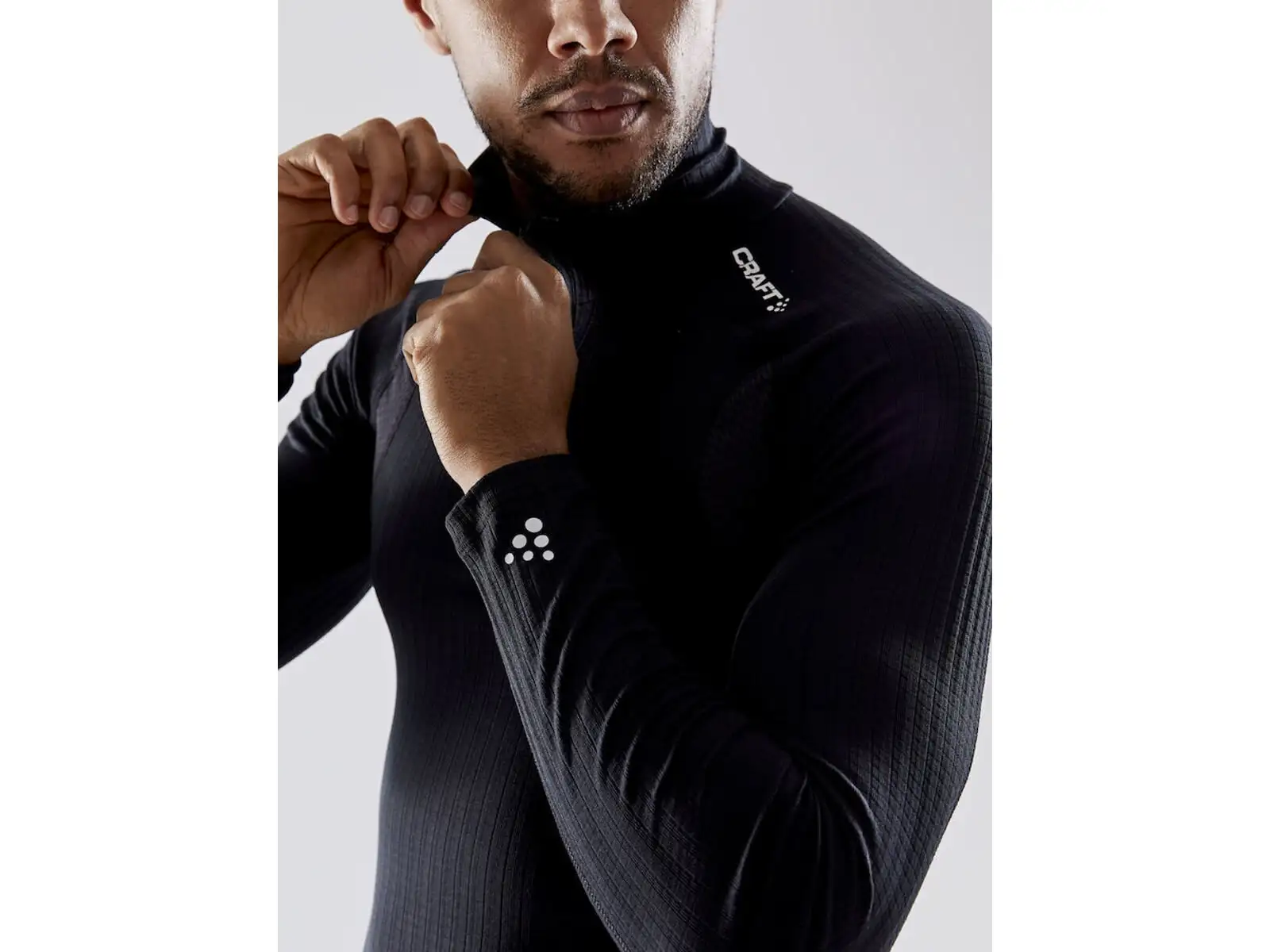 Craft Active Extreme X Zip men's long sleeve shirt black
