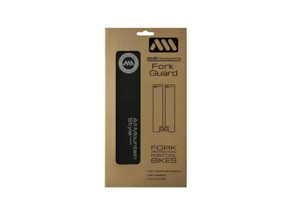 All Mountain Style fork protection stickers Black/Silver