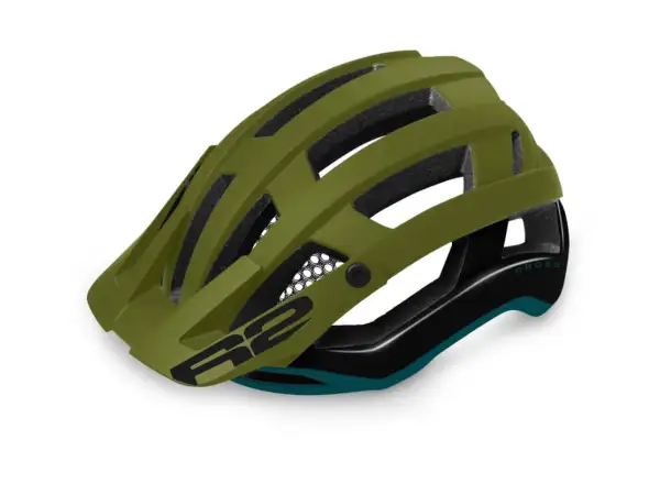 R2 Cross helmet green