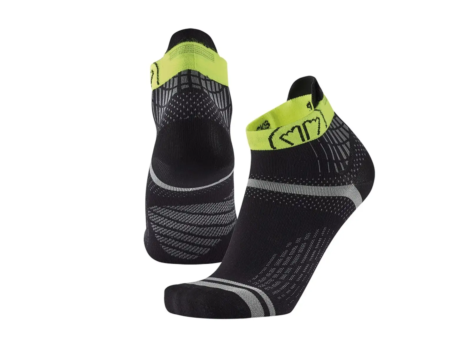 Sidas Run Feel socks Black/Yellow
