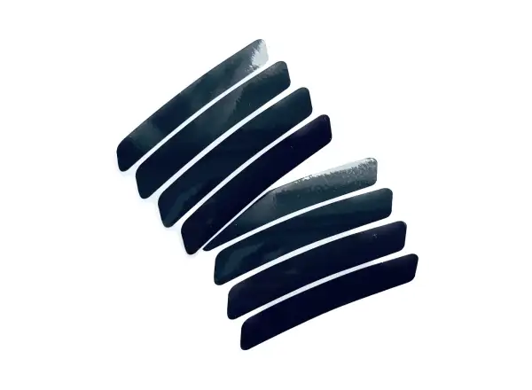 Shaman Racing reflective rim stickers 8 pcs black