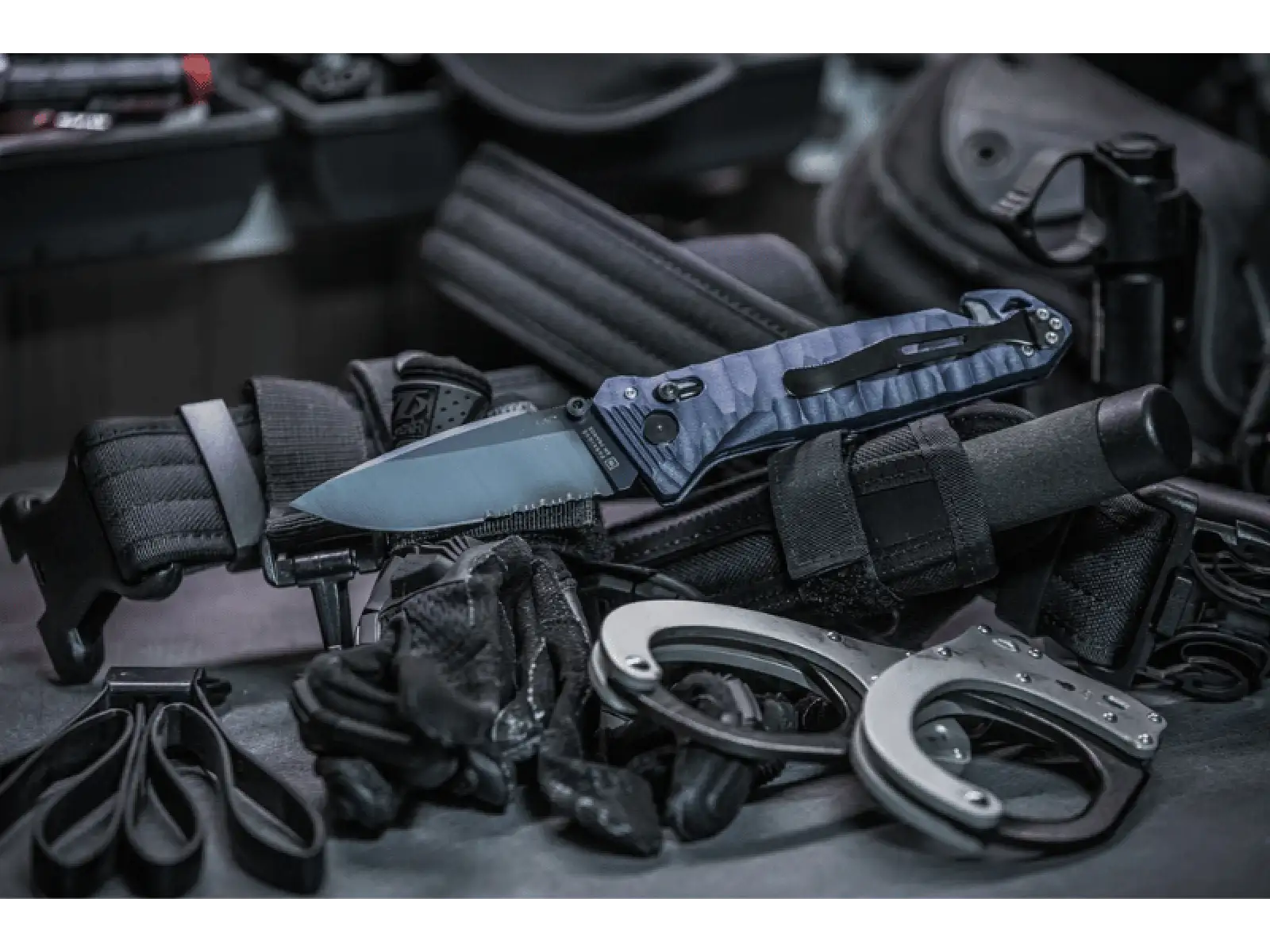 TB Outdoor CAC S200 French Army PA6 FV Knife texture black