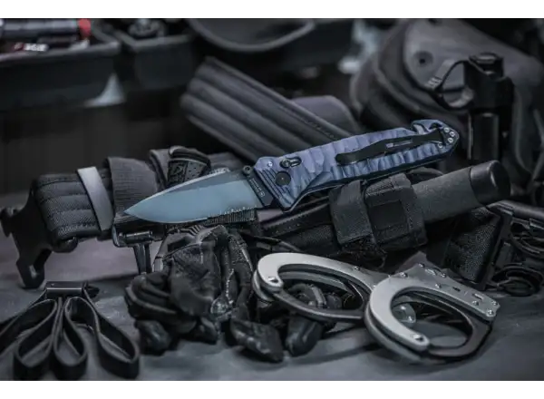 TB Outdoor CAC S200 French Army PA6 FV Knife texture black