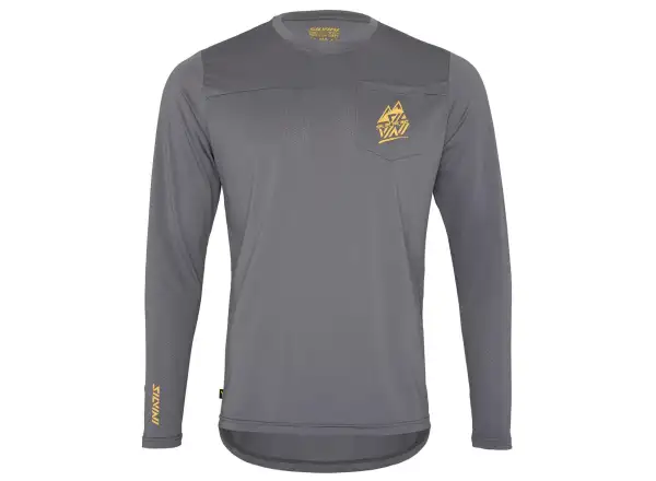 Silvini Ello men's loose jersey long sleeve Grey/Tiger