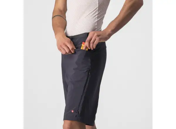 Castelli Unlimited Trail men's loose shorts without liner black
