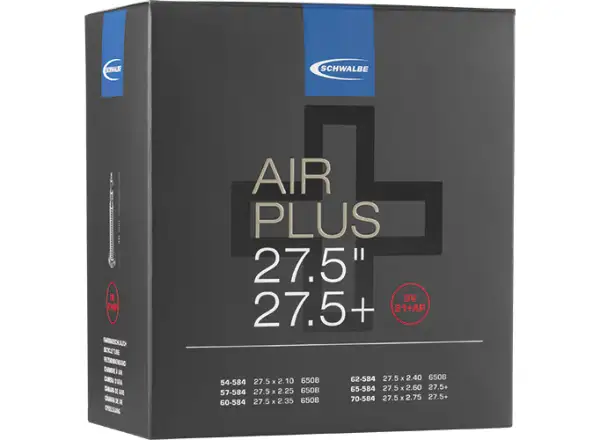 Schwalbe Air Plus 27.5" inner tube 54-70/584 Presta valve