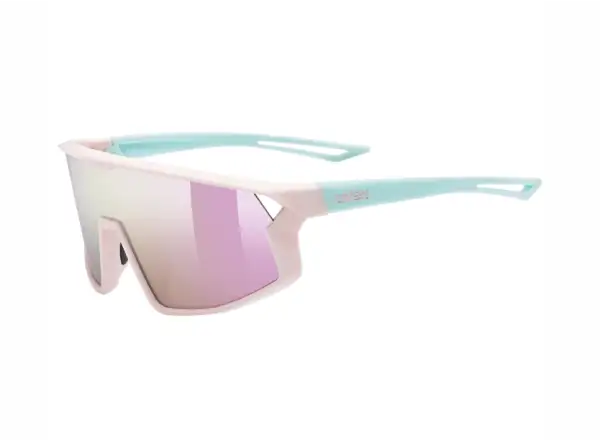 Uvex Skyryse JR. children's glasses Pink/Green Matt/Mirror Pink