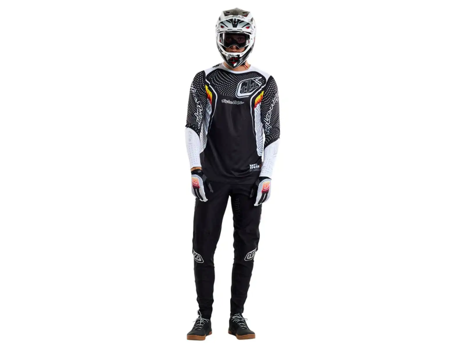 Troy Lee Designs Sprint Ultra Optic men's long sleeve jersey Black
