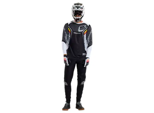 Troy Lee Designs Sprint Ultra Optic men's long sleeve jersey Black