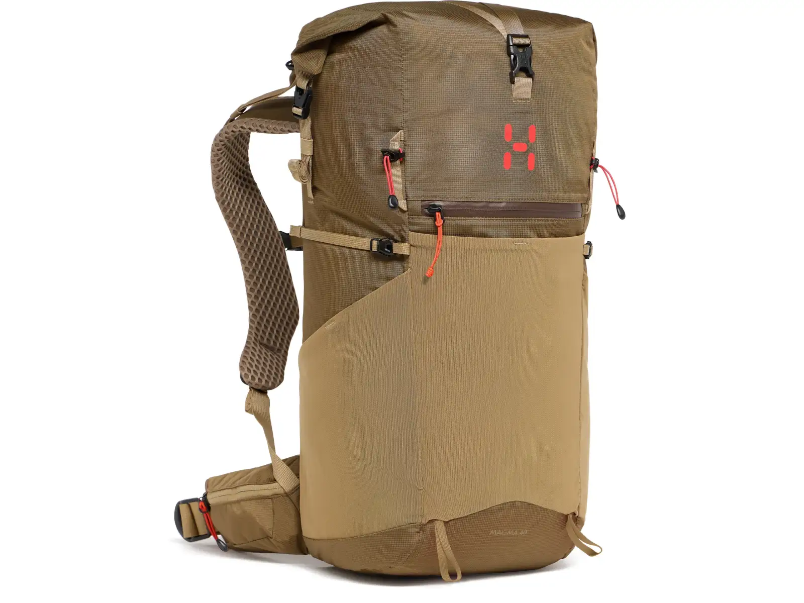 Haglöfs Magma Rolltop 40 WR backpack Teak Brown/Oak Brown 40l