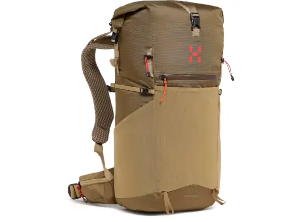 Haglöfs Magma Rolltop 40 WR backpack Teak Brown/Oak Brown 40l