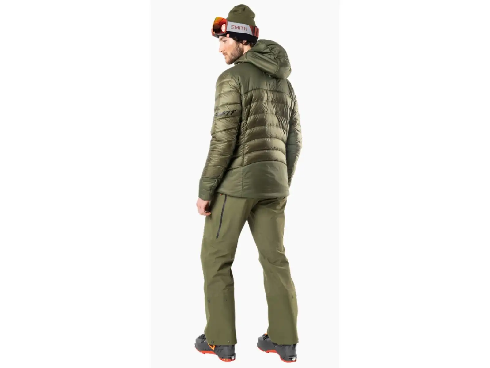 Dynafit Free Down RDS men's down jacket with hood Winter Moss